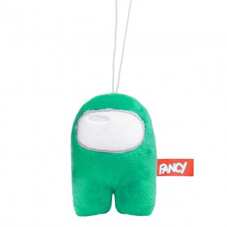 
М'яка іграшка-брелок FANCY "Амонг Ас" (Among Us), зелена, 10 см. Особливості: -. . фото 2