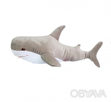 М'яка іграшка FANCY "Акула", 47 см Вікова адресність: від 3 років. Розмір акули:. . фото 1