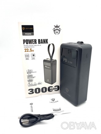 Power bank LENYES PX321D 30000mAh 22.5W является надежным и мощным портативным з. . фото 1