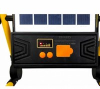 Ліхтар-прожектор ручний акумуляторний Portable Solar projector lamp із сонячною . . фото 3
