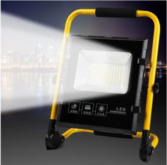 Фонарь-прожектор ручной аккумуляторный Portable Solar projector lamp с солнечной. . фото 8