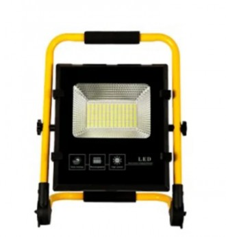 Ліхтар-прожектор ручний акумуляторний Portable Solar projector lamp із сонячною . . фото 5