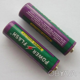Батарейки (соль) POWER FLASH 5 DOZ (60шт упаковка). . фото 1