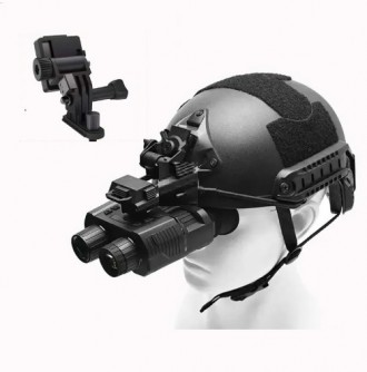 Прибор (бинокуляр) ночного видения NV8160 (до 400м) с креплением на голову и шле. . фото 2