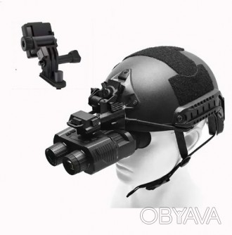 Прибор (бинокуляр) ночного видения NV8160 (до 400м) с креплением на голову и шле. . фото 1