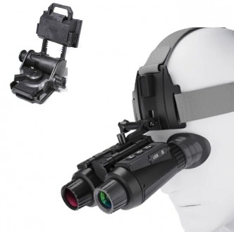 Тактический бинокль ночного видения NV8300 Super Light HD 36MP 3D (до 500м) + кр. . фото 8
