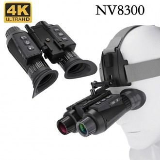 Тактический бинокль ночного видения NV8300 Super Light HD 36MP 3D (до 500м) + кр. . фото 4