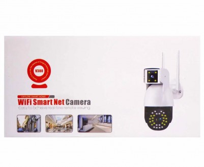 
Камера DUAL CAMERA P12 WIFI IP 360/90 V380PRO 
Камера відеоспостереження DUAL C. . фото 5