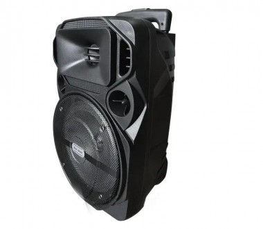 ﻿Портативна бездротова акустична система Bluetooth колонка валіза з мікрофоном B. . фото 2