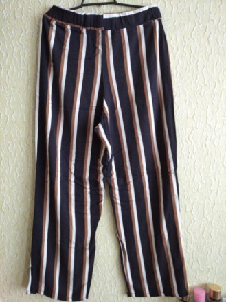 Вискозные с коттоном женские широкие штаны, р. С, Z Plus, Турция .
Цвет - черны. . фото 6