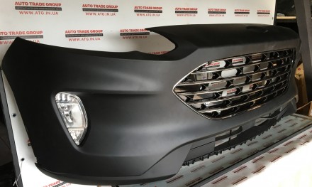 Решітка радіатора grill Ford Escape MK4 2019- 20202 чорна глянець з хром ободом . . фото 7
