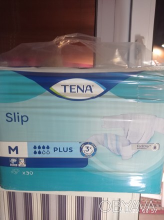 Подгузники для взрослых:
Tena slip Plus M 6 каgель, обхват талии 70-120 см. Цен. . фото 1