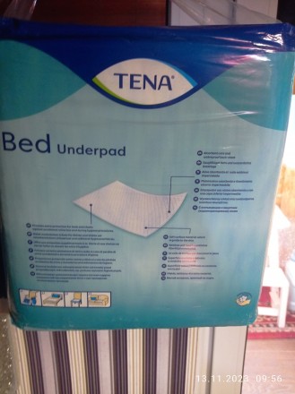 Одноразовые пеленки впитывающие Tena Bed Plus 60x90 см 30 шт. Цена  550 грн.. . фото 3