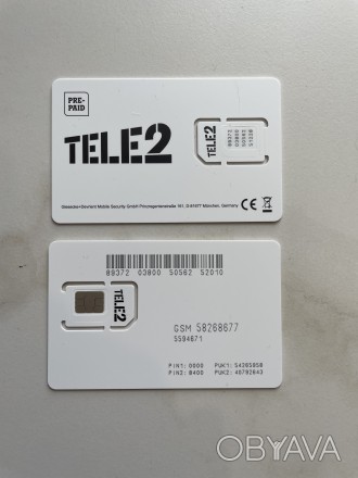 Ноаые Сим  карты Эстонии 

Операторы :Tele2

Код:+372

НОВЫЕ, в роуминге р. . фото 1