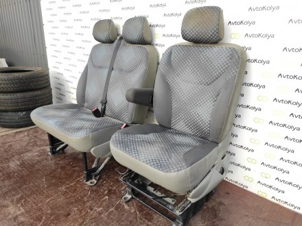  Передние сиденья комплект на Renault Trafic (Рено Трафик) 2013 г.в. Б/у, оригин. . фото 3