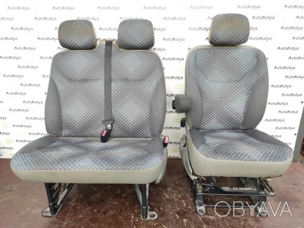  Передние сиденья комплект на Renault Trafic (Рено Трафик) 2013 г.в. Б/у, оригин. . фото 1