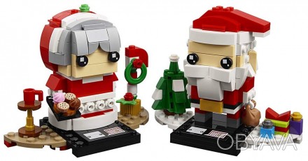 
	Ждешь самый веселый праздник зимы? Lego Brickheads приготовили для тебя особый. . фото 1