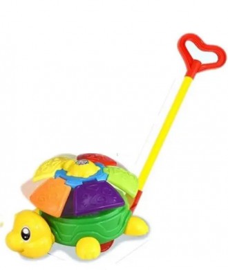 Каталка с ручкой "Черепаха" арт. 0509
Это универсальная игрушка которая может ис. . фото 3
