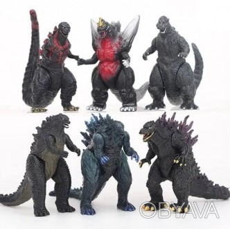 Набор фигурок Годзилла, 6в1, 9 см - Godzilla, 6in1
Набор фигурок Годзилла - сост. . фото 1