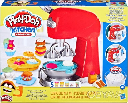 
	За допомогою чарівного міксера Play-Doh Kitchen Creations, діти занурюються у . . фото 1