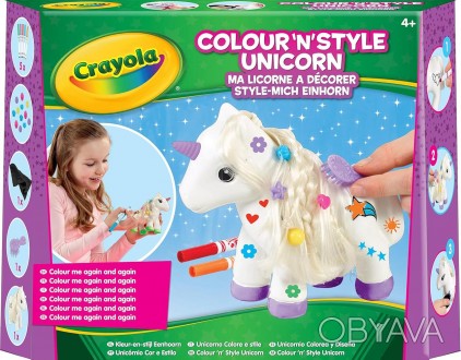 
Crayola Colour n Style Єдиноріг - це ідеальний набір для кожної дівчинки! Бо ві. . фото 1