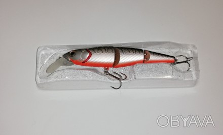 Воблер Strike Pro Flying Fish Joint 110S. Вес 19,5 грамм. Заглубление от 1,7 до . . фото 1