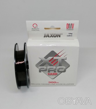 Леска Jaxon XT Pro Carp. Переріз 0,25 мм. Розривне навантаження на волосінь 12 к. . фото 1