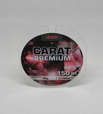 Леска Jaxon Carat Premium . Переріз 0,14 мм. Розривне навантаження на волосінь 4. . фото 2