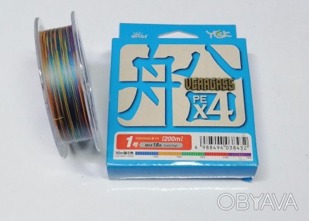 Шнур YGK Veragass PE x4 – чотирижильний шнур від японської компанії YGK. Після у. . фото 1
