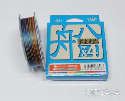 Шнур YGK Veragass PE x4 – чотирижильний шнур від японської компанії YGK. Після у. . фото 1