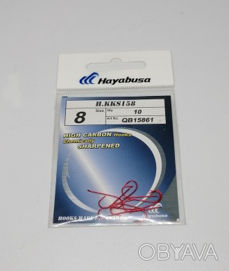Крючки Hayabusa H. KKS 158. Якісні гачки. Виробництво Японія . . фото 1