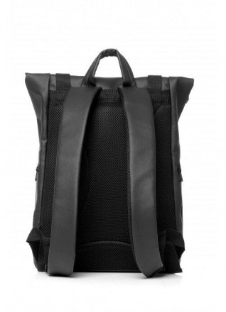 Розкладний чорний рюкзак рол виготовлений з зносостійкої, якісної, водовідштовху. . фото 9