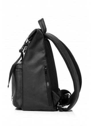 Розкладний чорний рюкзак рол виготовлений з зносостійкої, якісної, водовідштовху. . фото 8