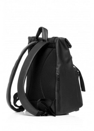 Розкладний чорний рюкзак рол виготовлений з зносостійкої, якісної, водовідштовху. . фото 5