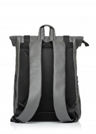 Розкладний рюкзак сірий чоловічий для ноутбука виготовлений зі зносостійкої, які. . фото 3