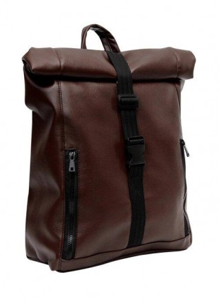 Великий рюкзак коричневий чоловічий спортивний, дорожній розкладний, для ноутбук. . фото 6