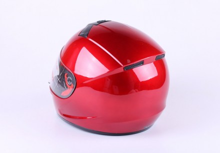 шлем закрытый, вес 995г, цвет красный, тип застежки быстрой фиксации, всесезонны. . фото 3