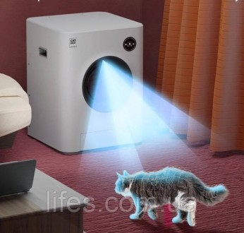 Автоматический туалет для кошек PET MARVEL, "Кубик Рубик" WiFi, OZON - Дезодорац. . фото 2