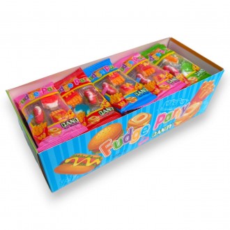 Желейный конфета "Fudge Party" ФАСТФУД (30 штук)
Производитель: Китай
«Fud. . фото 2