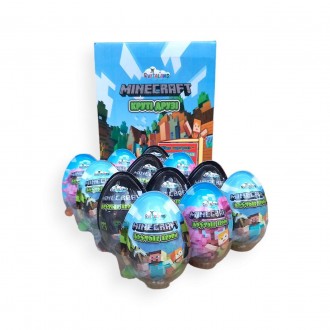 Упаковка яиц с сюрпризом Joy "Minecraft", 15 гр, 12 штук, Vitaland
Эти изделия с. . фото 2