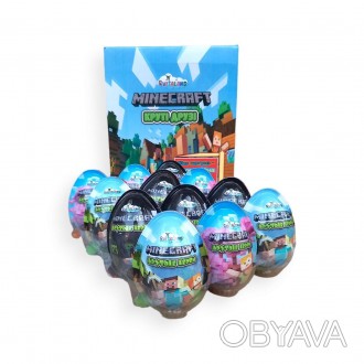 Упаковка яиц с сюрпризом Joy "Minecraft", 15 гр, 12 штук, Vitaland
Эти изделия с. . фото 1