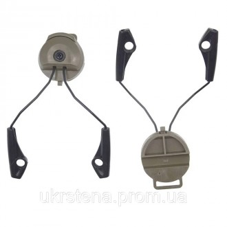Крепеж адаптер предназначен для установки стрелковых наушников на рельсы шлема. . . фото 2