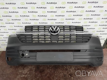  Передний бампер Volkswagen T6 (Фольксваген Т6) рестайлинг 2019-2023 г.в.OE: 7LA. . фото 1