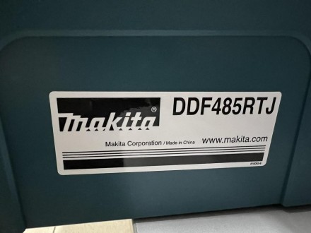 
Бесщеточная дрель-шуруповерт Makita DDF485RTJ, 18 V, Li-Ion LXT НОВАЯ!!! В комп. . фото 5