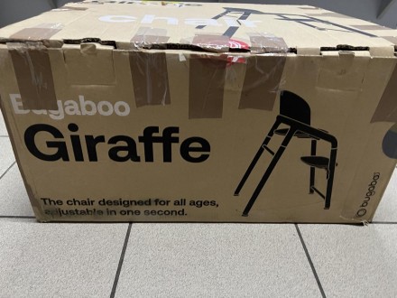 
Bugaboo Giraffe Chair детский растущий стул для кормления, base Warm Wood/Gray . . фото 3