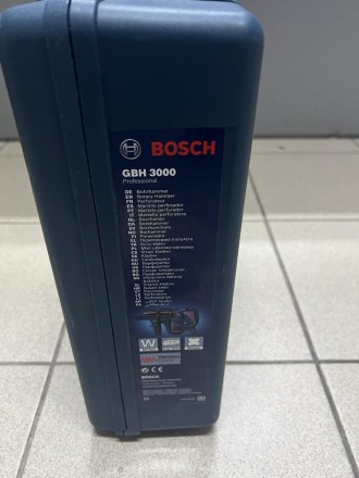
Перфоратор Bosch GBH 3000 Professional (061124A006) НОВЫЙ!!!
Надежный электродв. . фото 5