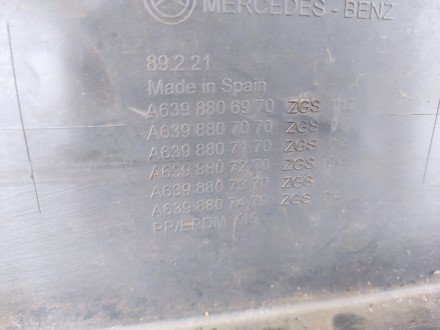  Передний бампер Mercedes Vito w639 (Мерседес Вито) 2010-2015 г.в.OE: A639880697. . фото 5