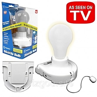 Світильник-лампочка на самоклейній підставці Stick Up Bulb — чудовий прилад для . . фото 2