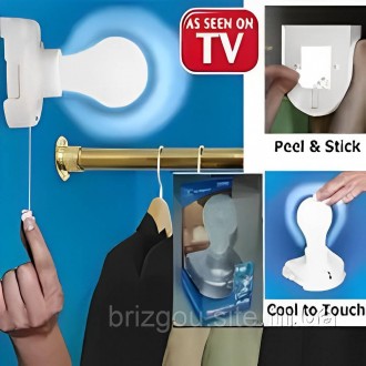 Світильник-лампочка на самоклейній підставці Stick Up Bulb — чудовий прилад для . . фото 4