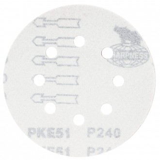 
 Шлифовальный круг 8 отверстий Ø125мм P240 (10шт) Sigma (9122711) предназначен . . фото 3